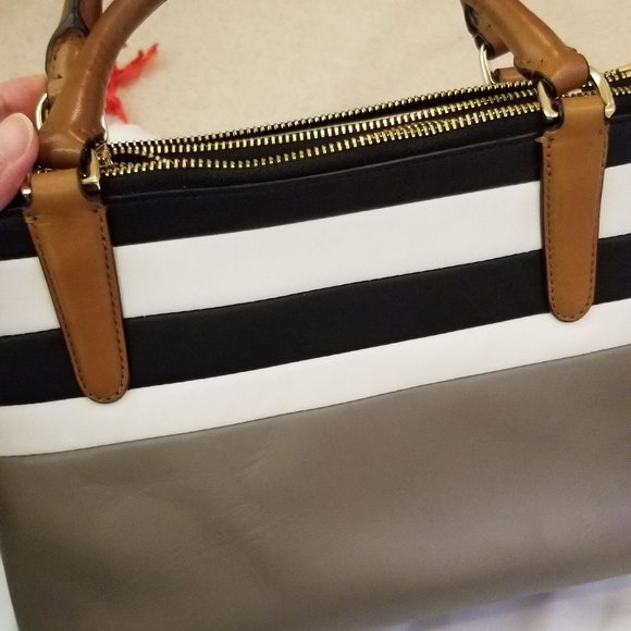 Coach Mini Borough Bag Bar Stripe - Picture 4 of 16